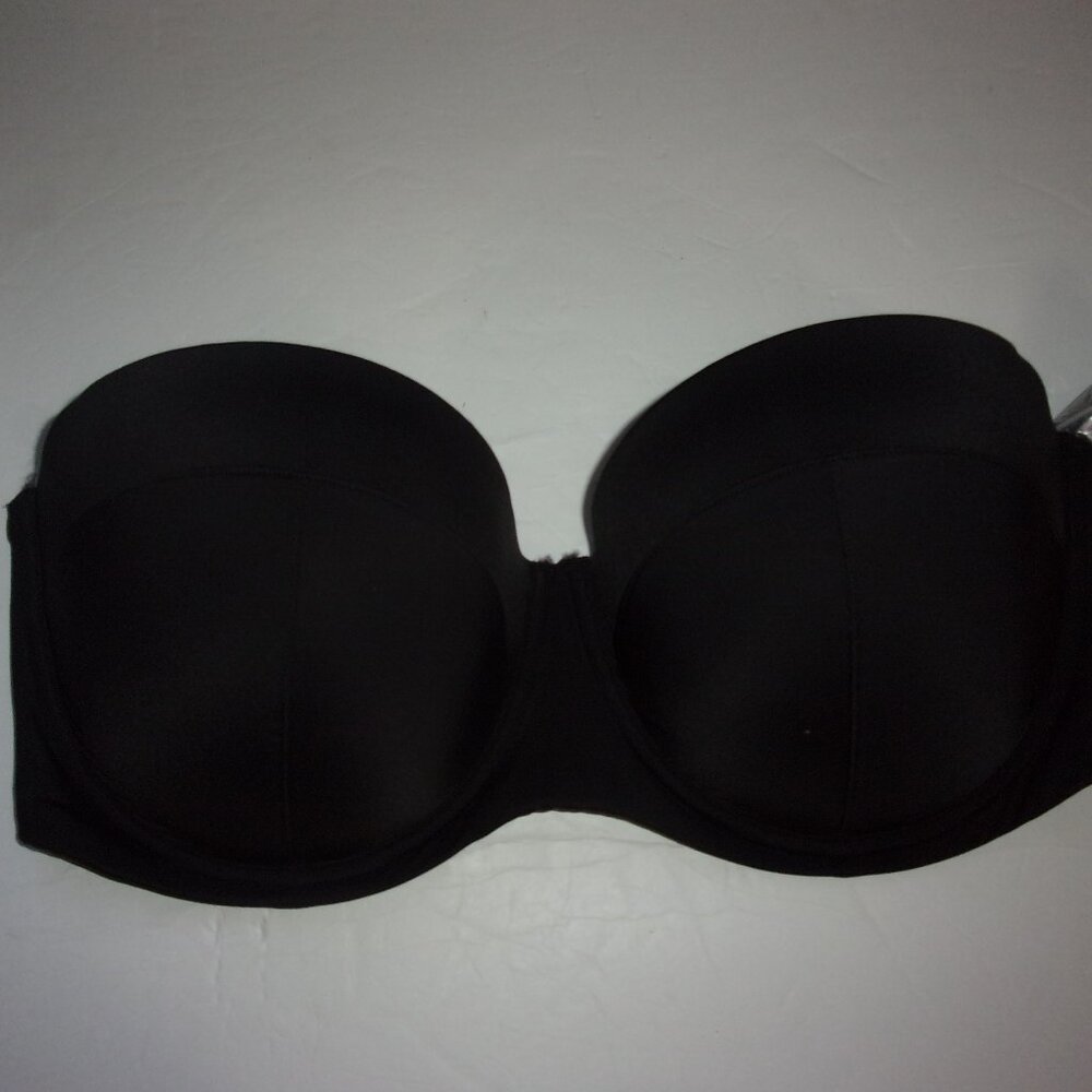 Victoria's Secret Black Bandeau Bikini Top